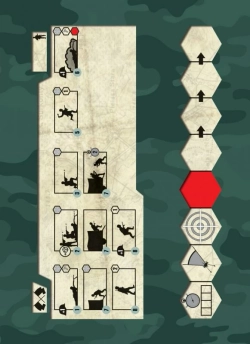 Немецкий штаб в зимней форме