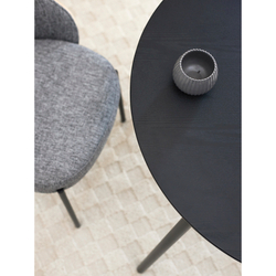 Стол обеденный Round, 90 см, черный