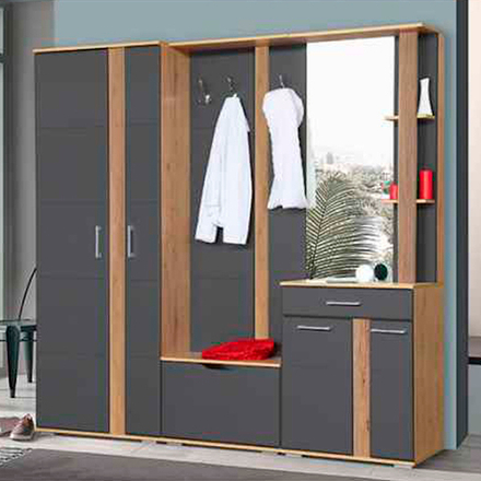 Твист прихожая графит Союз мебель