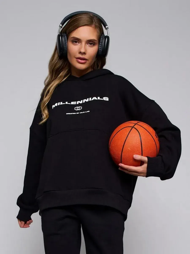 Худи MILLENNIALS BLACK
