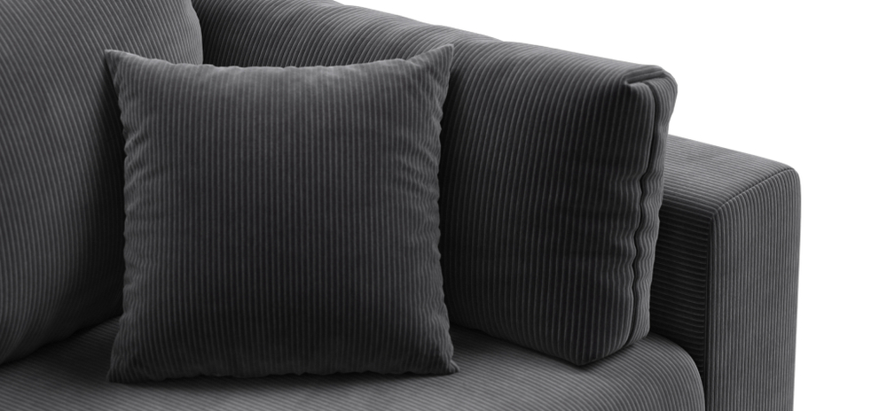 Диван Босс Прайм Вельвет Корд графит