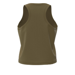 Женская теннисная майка BIDI BADU Pure Wild Chill Tank Top Women - Olive, Multicoloured