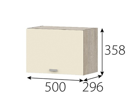 Этна-Алебастр Шкаф барный 500мм