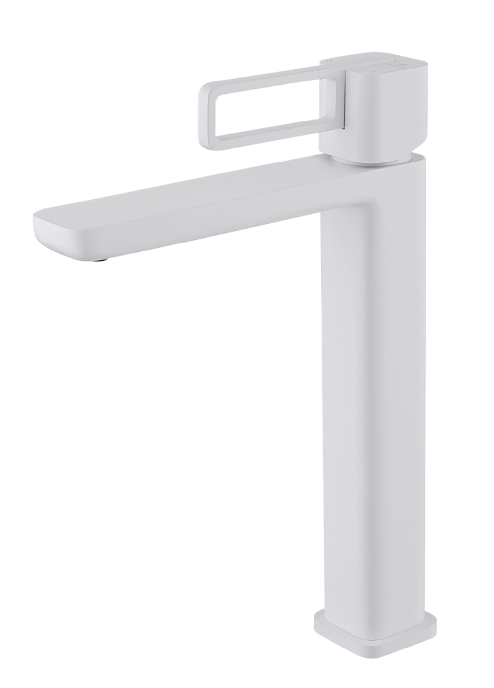 12112-F Смеситель од. для раковины-чаши (БЕЛЫЙ) GANZER (10/1шт)