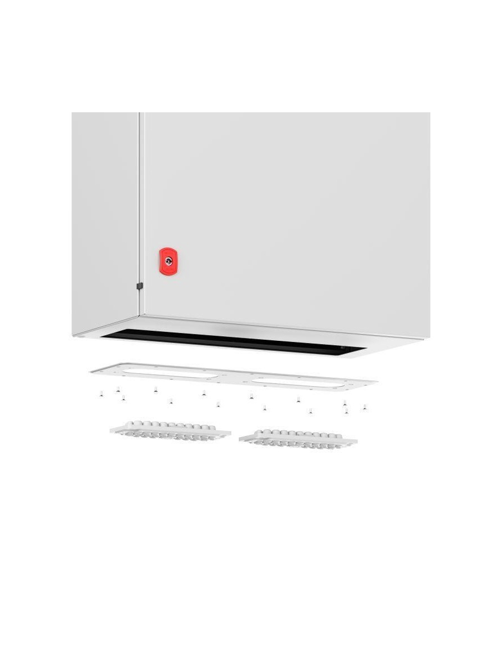 Фланец для ST с перфорацией тип 5 543х153мм DKC R5FPST03