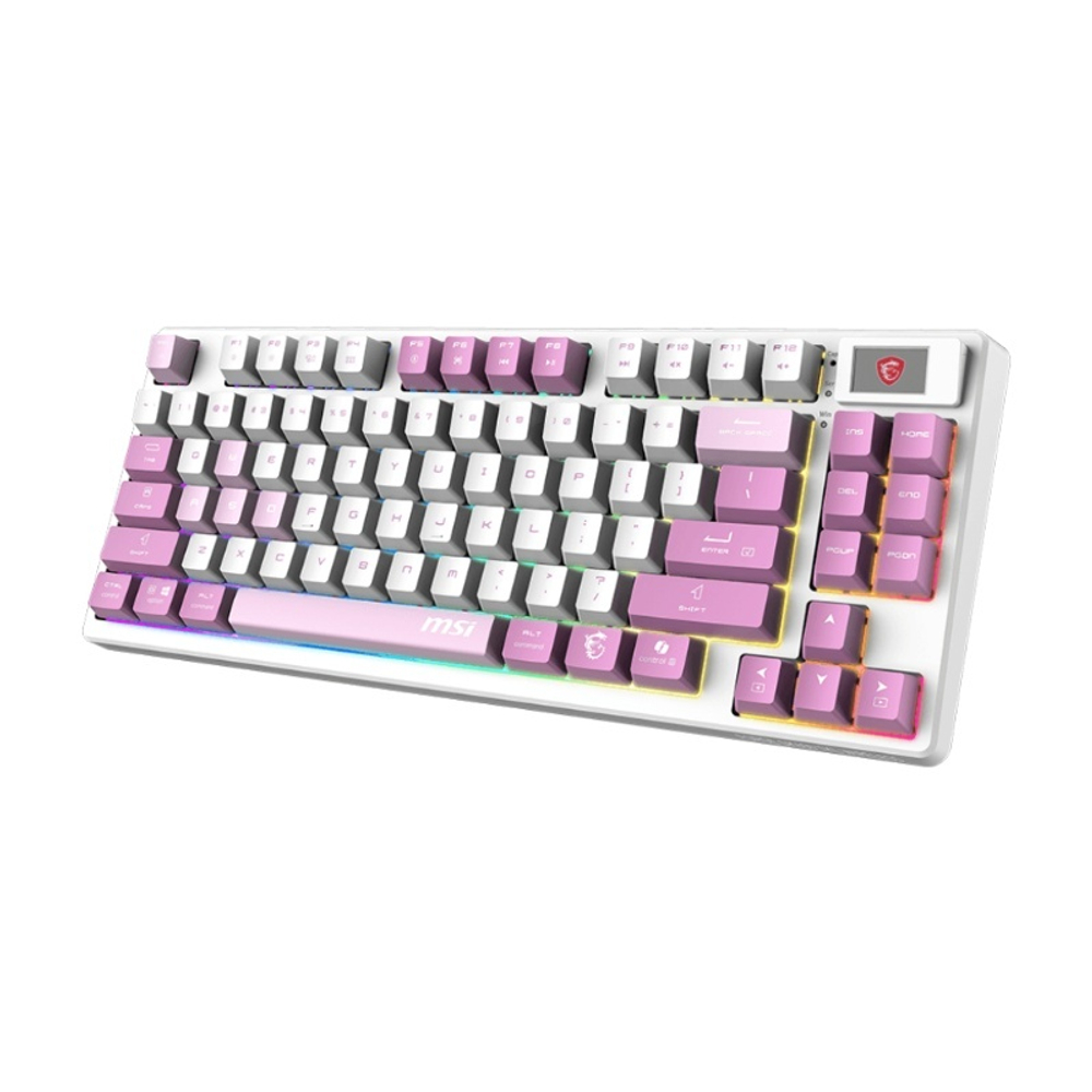 Клавиатура MSI FORGE GK600 TKL, беспроводная, Violet