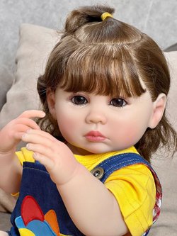 Кукла Реборн виниловая 55см в пакете (FA-313)