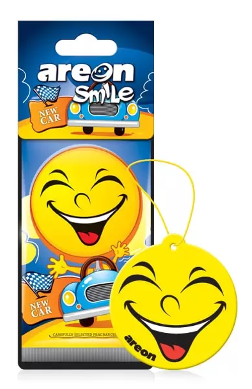 Ароматизатор на зеркало Areon Smile, новая машина
