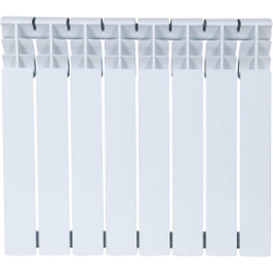 ROMMER Plus Bm 500  8 секции радиатор биметаллический (RAL9016)