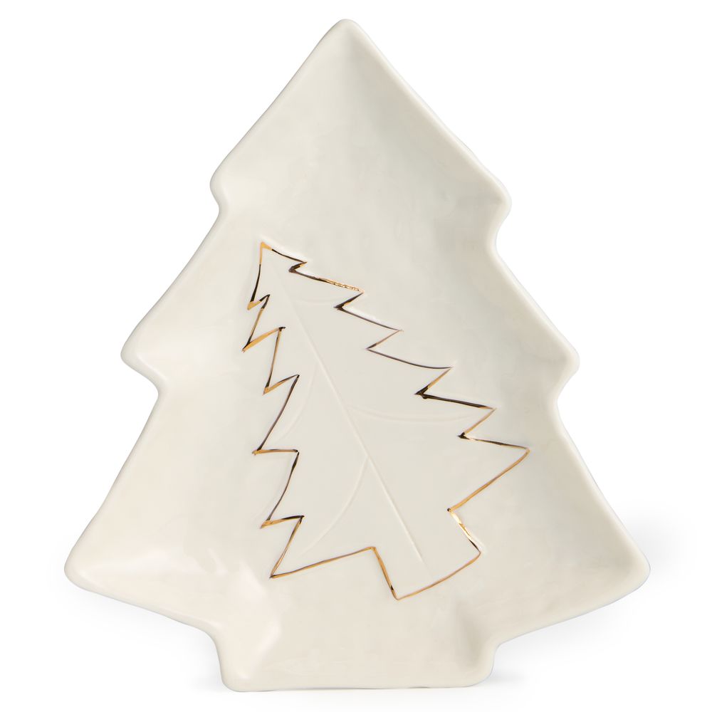 БЛЮДО СЕРВИРОВОЧНОЕ "НОВОГОДНЕЕ" 18,3*20,9*2,7 СМ