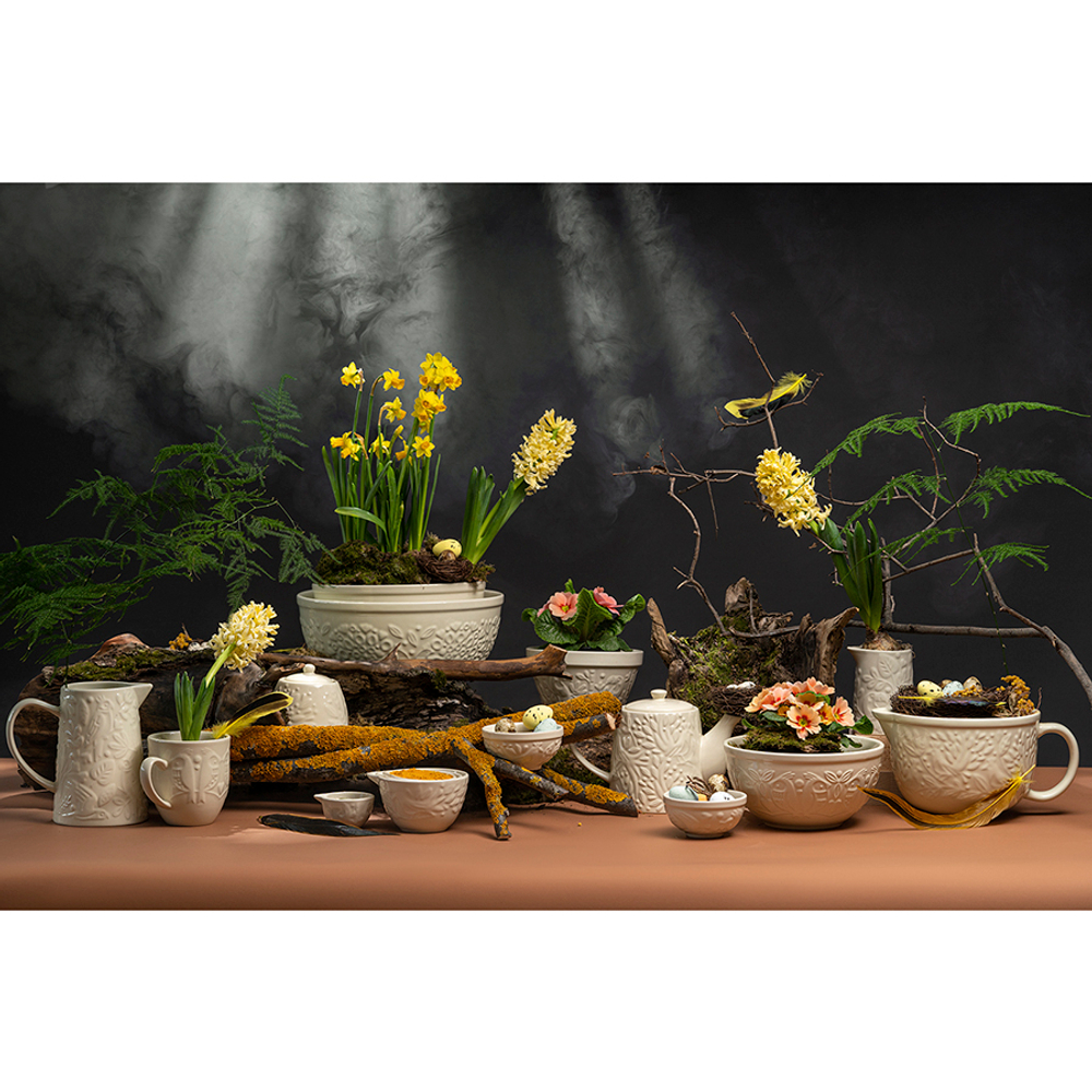 Чайник заварочный birds of paradise, 1 л, кремовый