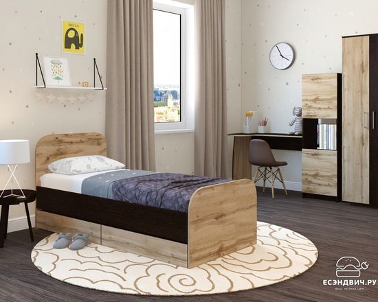 венге / дуб вотан