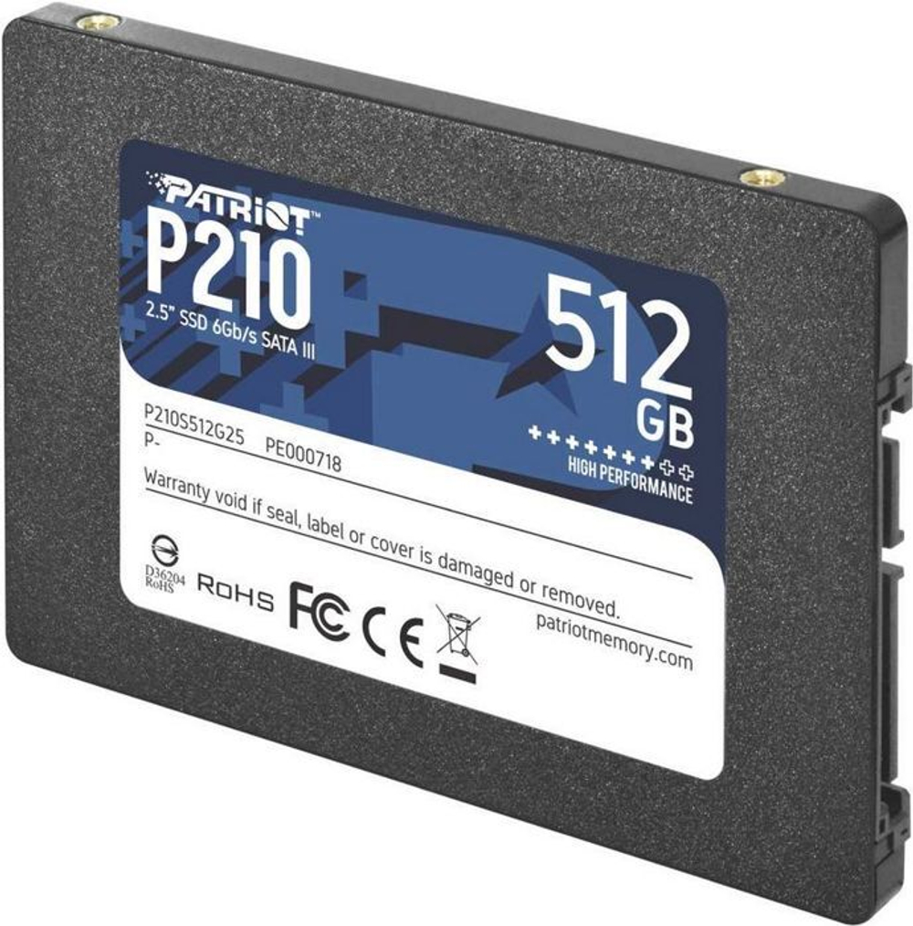 Накопитель SSD 2.5'' Patriot Memory P210S512G25