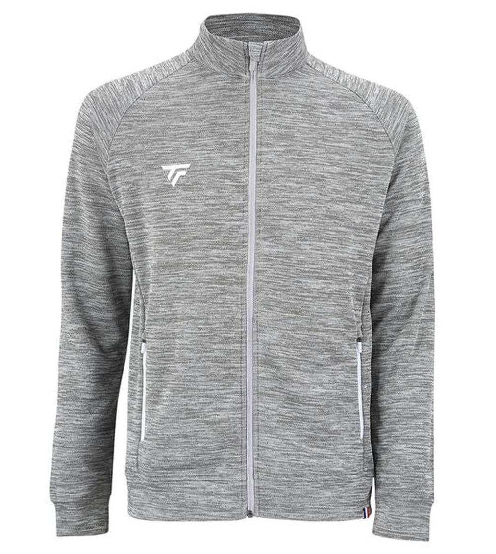 Детская теннисная толстовка Tecnifibre Team Junior - silver