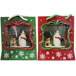 Сувенир с подсветкой «Сюрприз- Снеговички» 16.5*8.5*19 см, микс (питание от USB и батареек)