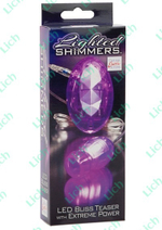 Светящаяся аметистовая капля с вибрацией SHIMMER