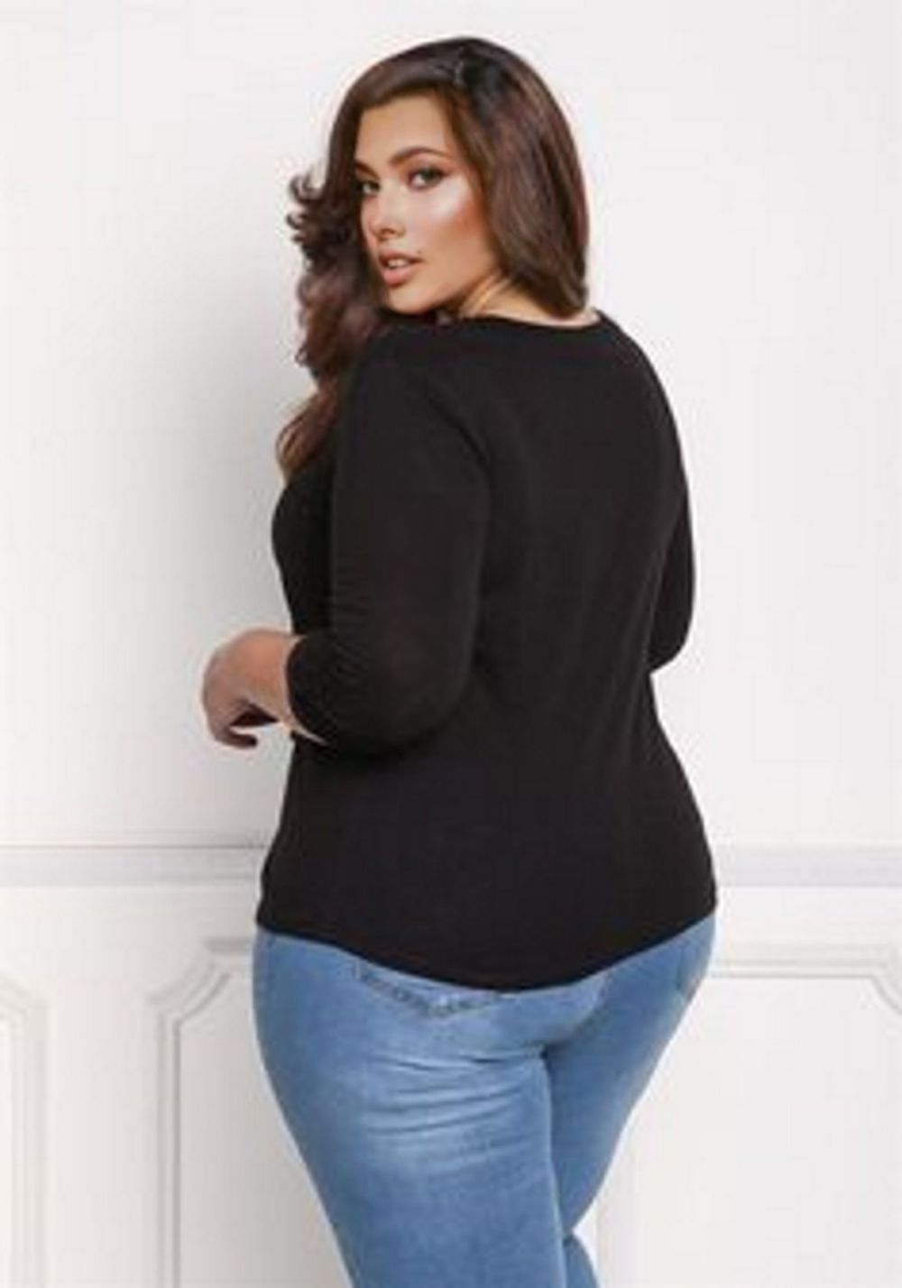 Лонгслив 17210 черный