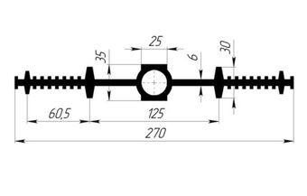 Гидрошпонка EPDM Гидроконтур ЦДР-270К25