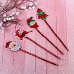 Ручка шариковая «Новогодние приключения», 4 дизайна, 24,5 см