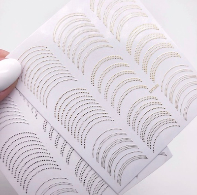 Наклейки металлизированные Арка, золото