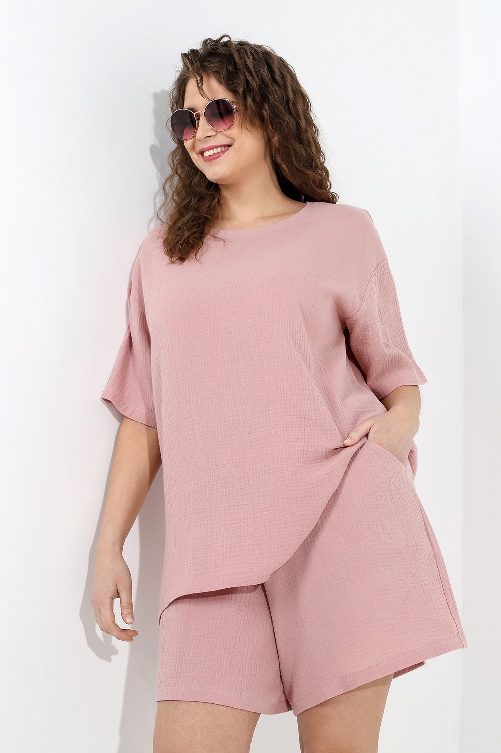 Блузка Виола-1 Виотекс ПУДРОВЫЙ