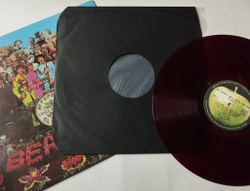 Винтажная виниловая пластинка LP The Beatles Sgt. Pepper Lonely Hearts Club Band (Japan 1969) (No Obi) (Red Wax Vinyl)