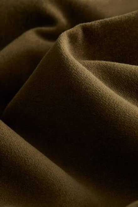 H&M HOME РОЖДЕСТВЕНСКИЙ БАРХАТНЫЙ ЧЕХОЛ НА ПОДУШКУ, ХАКИ