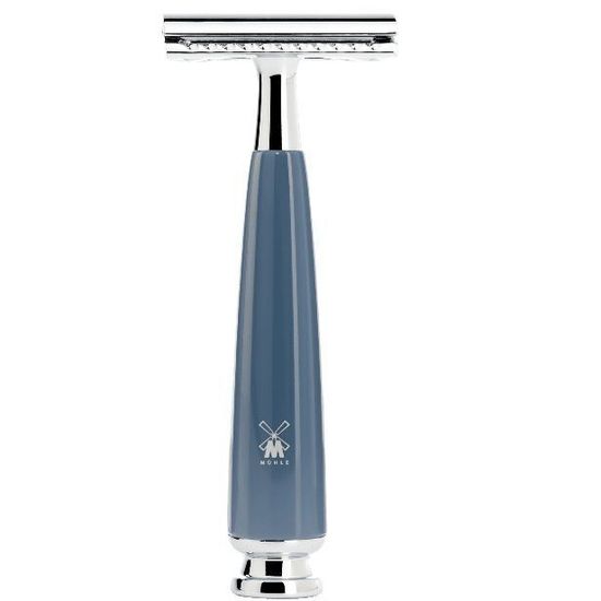 Т-образная бритва (станок) MUEHLE RYTMO, темно-бирюзовая смола