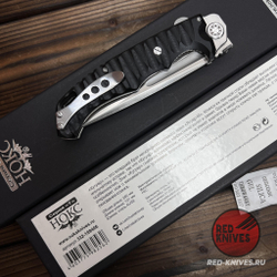 Нож НОКС КУГУАР 332-189406 с толкателем - сталь AUS-8, рукоять G10