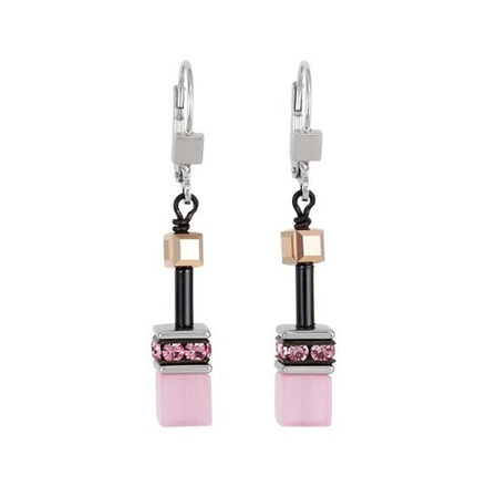 Серьги Coeur de Lion Brown-Rose 2838/20-1119