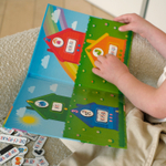 Слоговые домики (мини), магнитная игра