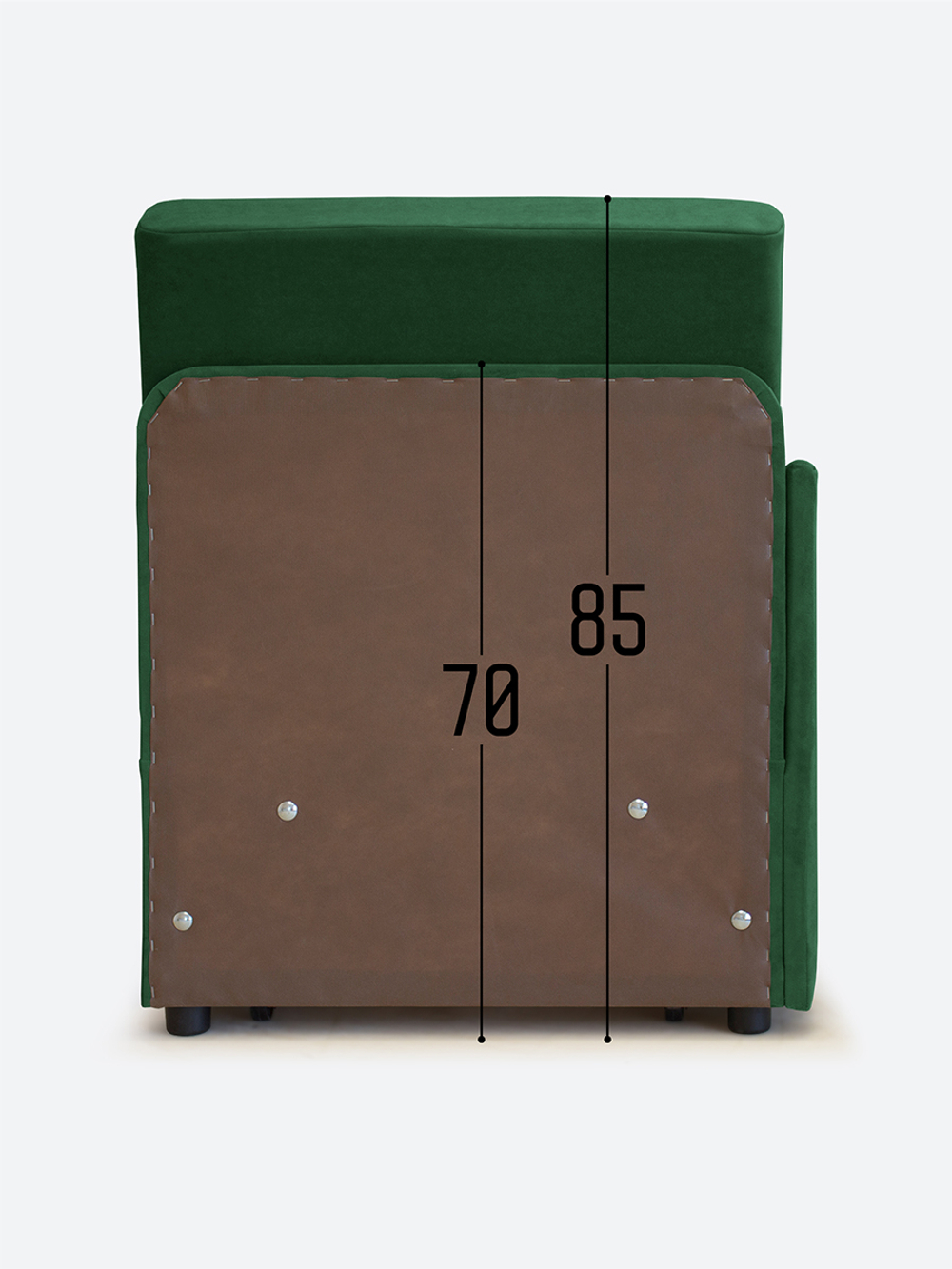 Кресло-кровать "Миник" с правым подлокотником, под правую руку