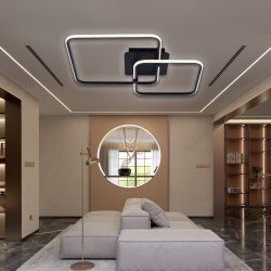 Светильник потолочный светодиодный Rivoli Nicoleta 6144-103 LED 90 Вт 3000 - 6000 К с пультом | Rivoli