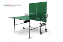 Стол теннисный Olympic Optima Зелёный с сеткой