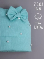 Шапка для девочки осенняя с ушками