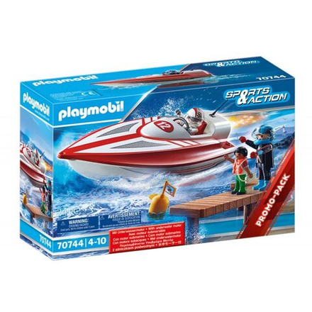 Playmobil - Моторная лодка с подводным двигателем 70744