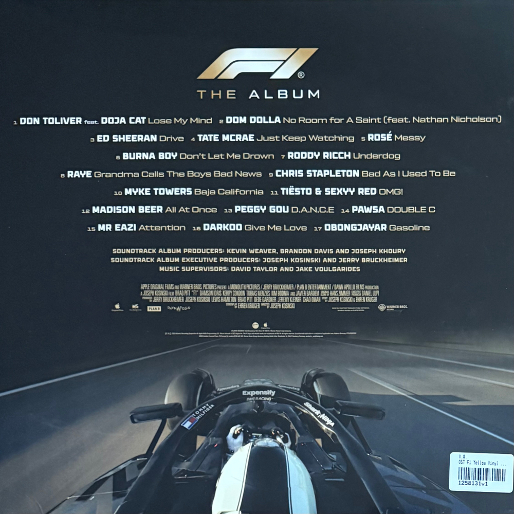 F1 The Album - Music From F1 The Movie (Европа 2025г.) Silver