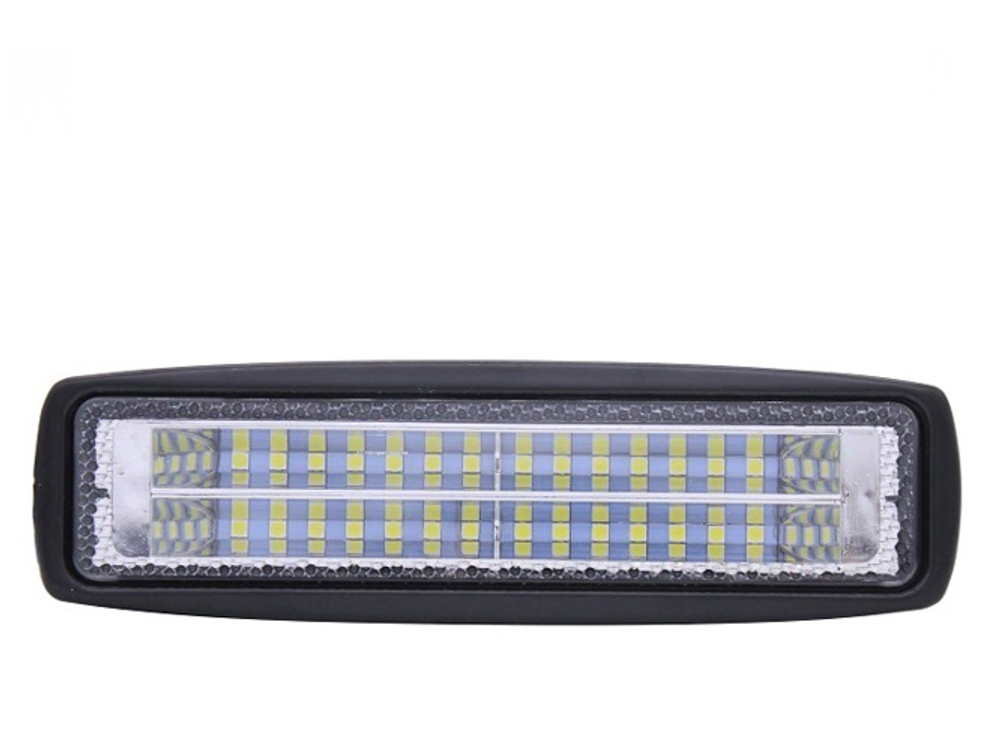 Прожектор LED-FLASH -прямоуг (W+W+FLASH) 18W (150*40*40) 28LED 6000К Строб шт NTS18WYZ-2F-L