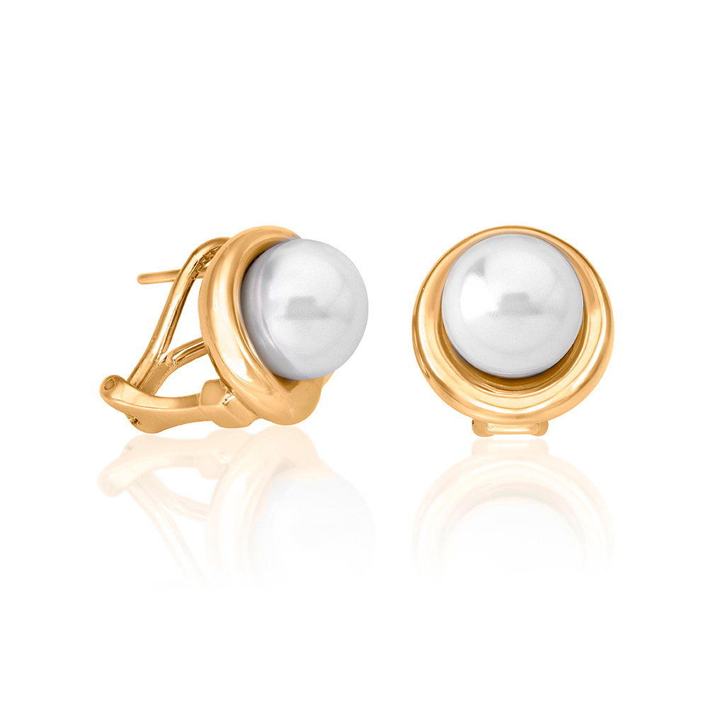 Подарочный комплект Majorica: серьги и колье Margot