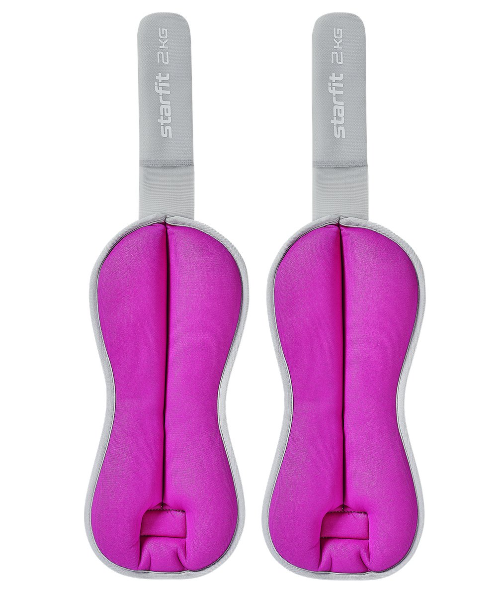 Утяжелители универсальные WT-502, 2 кг, фиолетовый/серый