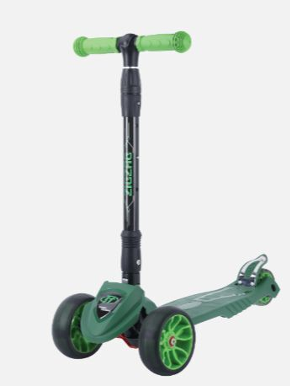 Самокат TT ZigZag neon-green 1/4 зелёный