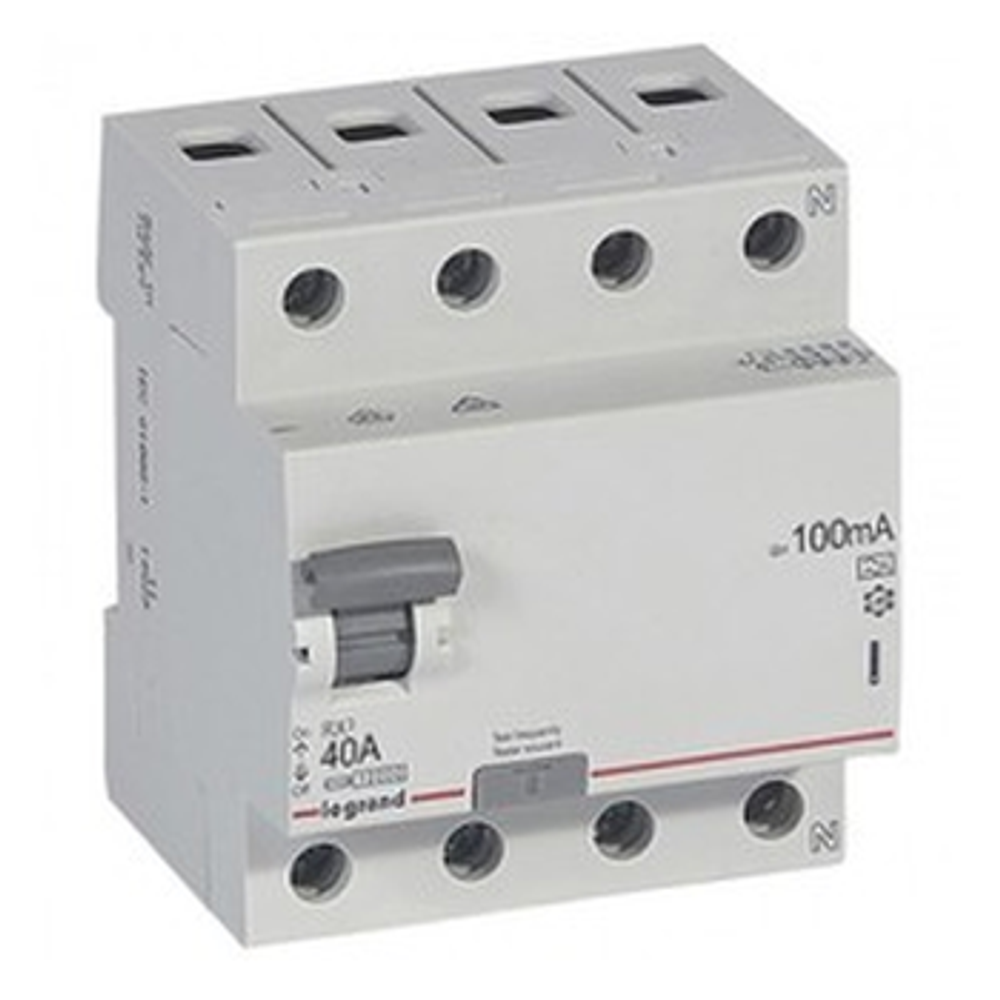 УЗО 4П 40А 100мА Legrand УЗО RX3 тип АС 402067