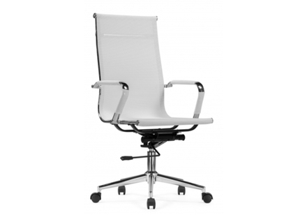 Офисное кресло Woodville Reus белая сетка, хром