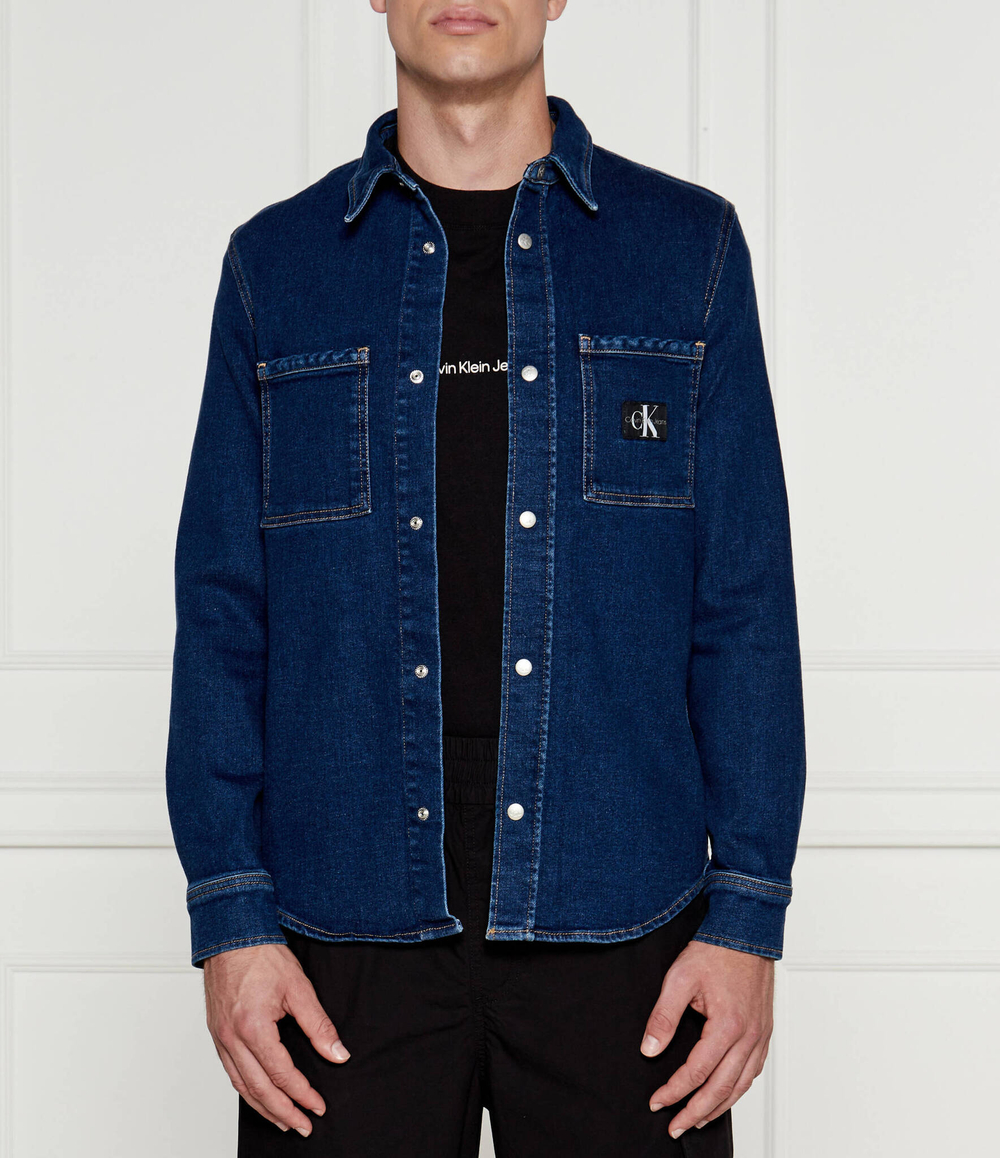 Джинсовая куртка CALVIN KLEIN JEANS - темно-синий(J30J325893)