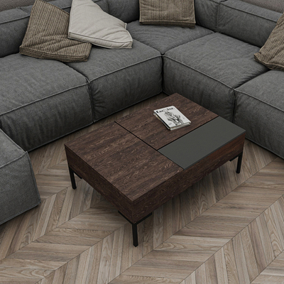 Журнальный столик с двумя подъёмными механизмами