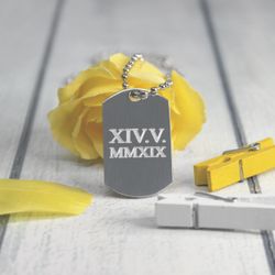 Жетон из титана с гравировкой на заказ