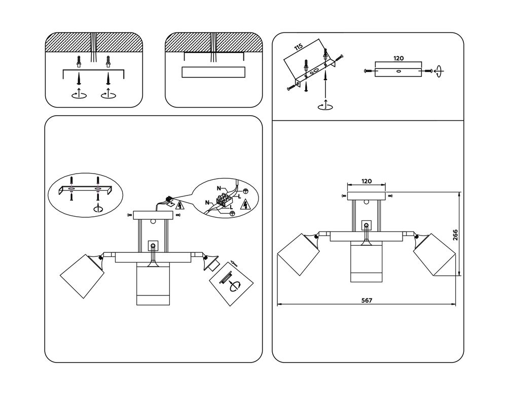 Ambrella Подвесная люстра Traditional TR9512