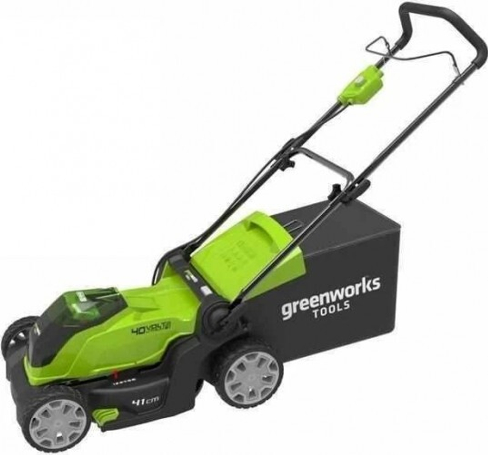 Газонокосилка аккумуляторная GREENWORKS G40LM41K3 40V, (2504707UE) 2504707UE