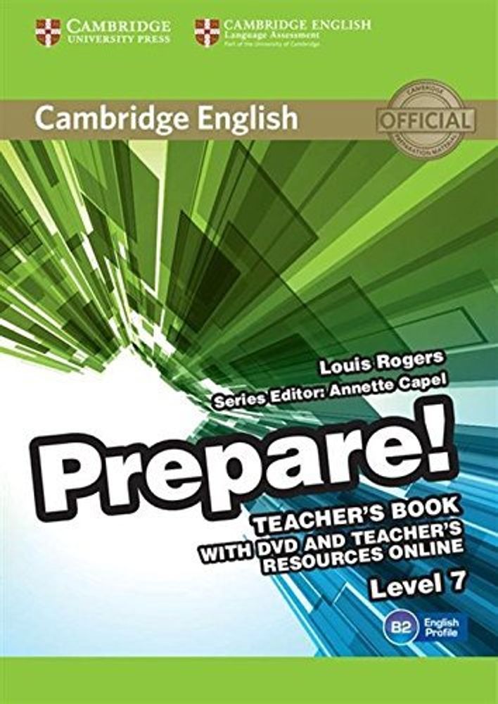 Cambridge English Prepare! Level 7 Teacher&#39;s Book with DVD and Teacher&#39;s Resources Online