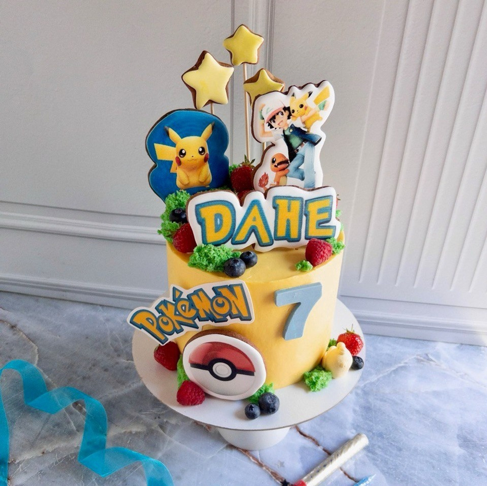 Торт торжественный детский 2 кг «Pokemon»